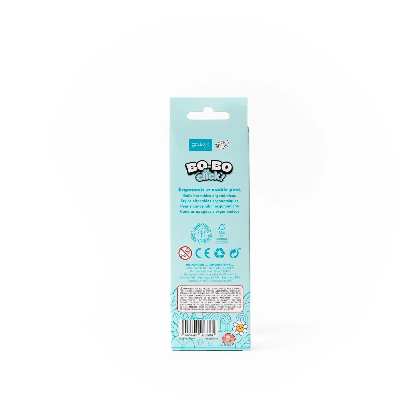 Set de 2 canetas apagáveis Bo-Bo Click! - Margarida e Abelha